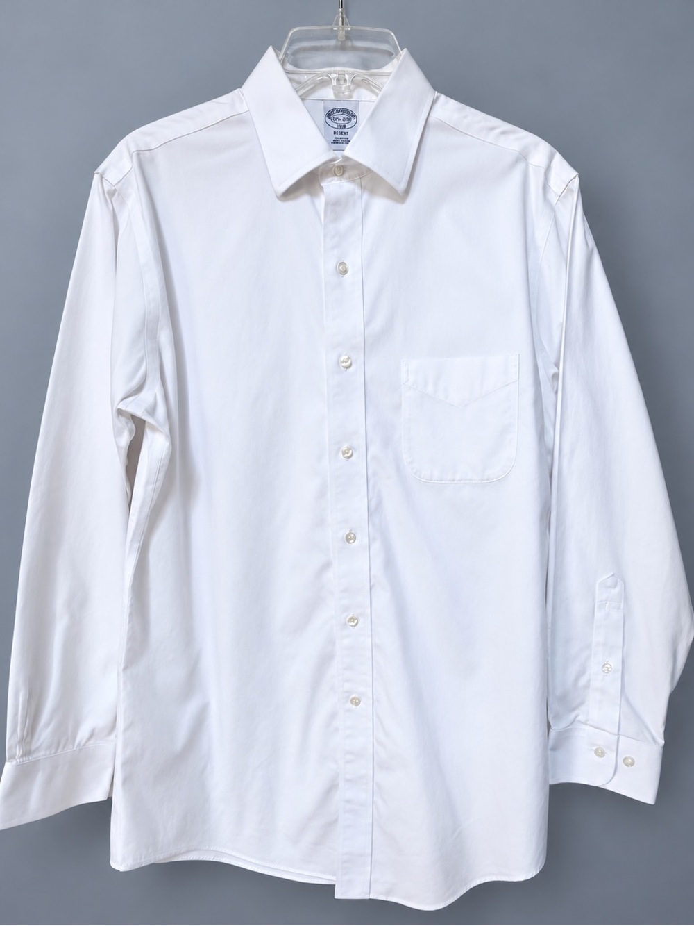 Brooks Brothers Regent 15.5 32/33 White Non Iron Cotton Dress Shirt